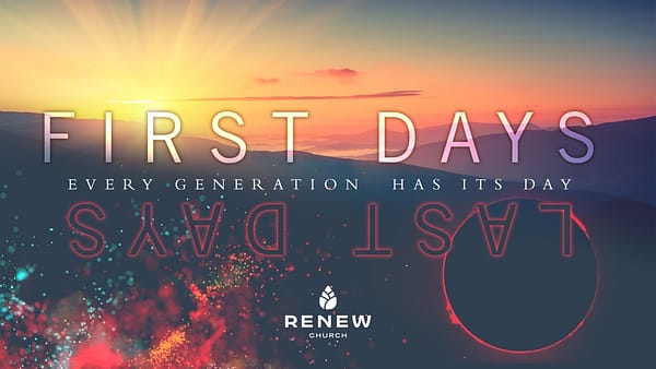 First Days: The Power of the Resurrection Image